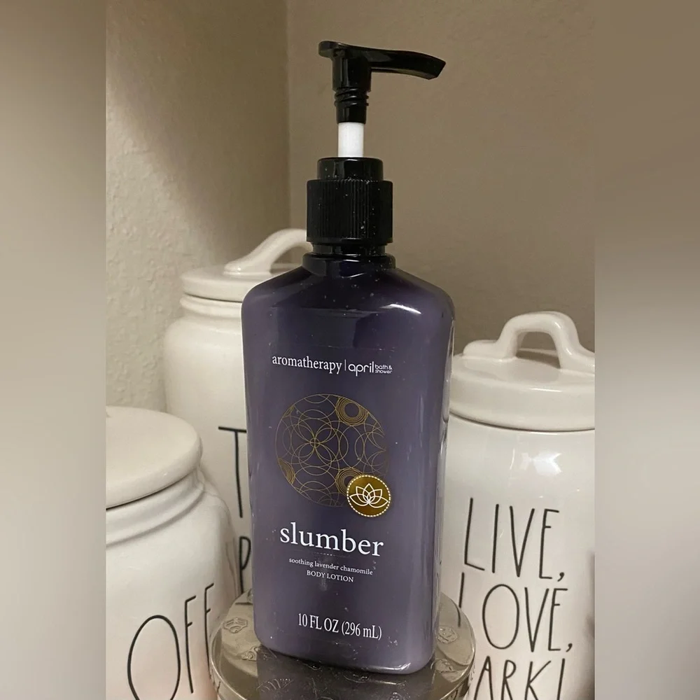 New Aromatherapy April Bath & Shower “Slumber” Body Lotion | Lavender Chamomile